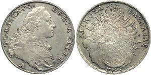 1 Thaler Kurfürstentum Bayern (1623 - 1806) Silber Maximilian III. Joseph (Bayern)(1727 – 1777)