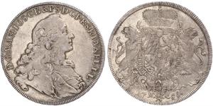 1 Thaler Kurfürstentum Bayern (1623 - 1806) Silber Maximilian III. Joseph (Bayern)(1727 – 1777)