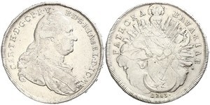 1 Thaler Kurfürstentum Bayern (1623 - 1806) Silber Karl Theodor (Pfalz und Bayern) (1724 - 1799)