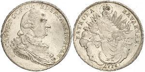1 Thaler Kurfürstentum Bayern (1623 - 1806) Silber Karl Theodor (Pfalz und Bayern) (1724 - 1799)