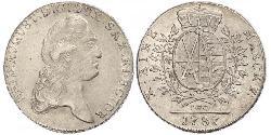 1 Thaler Kurfürstentum Sachsen (1356 - 1806) Silber August II. (Polen) (1670 - 1733)