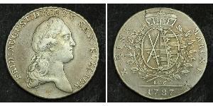 1 Thaler Kurfürstentum Sachsen (1356 - 1806) Silber August II. (Polen) (1670 - 1733)