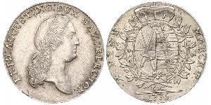 1 Thaler Kurfürstentum Sachsen (1356 - 1806) Silber August II. (Polen) (1670 - 1733)