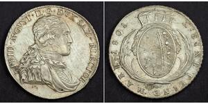 1 Thaler Kurfürstentum Sachsen (1356 - 1806) Silber Friedrich August I. (Sachsen)