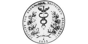 1 Thaler Königreich Bayern (1806 - 1918) Silber Ludwig I. (Bayern)(1786 – 1868)