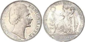 1 Thaler Königreich Bayern (1806 - 1918) Silber Ludwig II. (Bayern)(1845 – 1886)