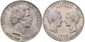 1 Thaler Königreich Bayern (1806 - 1918) Silber 