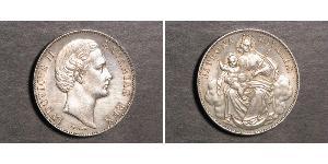 1 Thaler Königreich Bayern (1806 - 1918) Silber Ludwig II. (Bayern)(1845 – 1886)