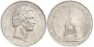 1 Thaler Königreich Bayern (1806 - 1918) Silber Ludwig I. (Bayern)(1786 – 1868)