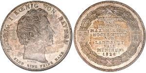 1 Thaler Königreich Bayern (1806 - 1918) Silber Ludwig I. (Bayern)(1786 – 1868)