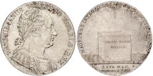 1 Thaler Königreich Bayern (1806 - 1918) Silber Maximilian I. Joseph (Bayern) (1756 - 1825)