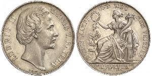 1 Thaler Königreich Bayern (1806 - 1918) Silber Ludwig II. (Bayern)(1845 – 1886)