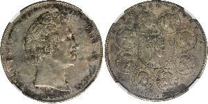 1 Thaler Königreich Bayern (1806 - 1918) Silber Ludwig I. (Bayern)(1786 – 1868)