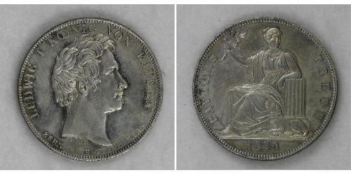 1 Thaler Königreich Bayern (1806 - 1918) Silber Ludwig I. (Bayern)(1786 – 1868)