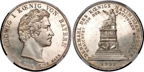 1 Thaler Königreich Bayern (1806 - 1918) Silber 