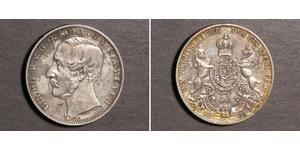 1 Thaler Königreich Hannover (1814 - 1866) Silber Georg V. (Hannover) (1819 - 1878)