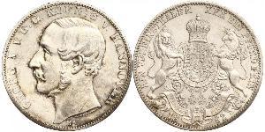 1 Thaler Königreich Hannover (1814 - 1866) Silber Georg V. (Hannover) (1819 - 1878)