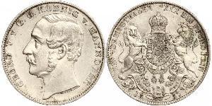 1 Thaler Königreich Hannover (1814 - 1866) Silber Georg V. (Hannover) (1819 - 1878)