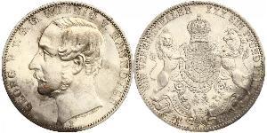 1 Thaler Königreich Hannover (1814 - 1866) Silber Georg V. (Hannover) (1819 - 1878)