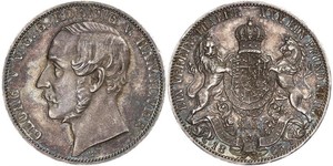 1 Thaler Königreich Hannover (1814 - 1866) Silber Georg V. (Hannover) (1819 - 1878)