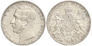 1 Thaler Königreich Hannover (1814 - 1866) Silber Georg V. (Hannover) (1819 - 1878)