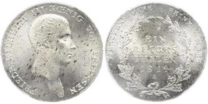 1 Thaler Königreich Preußen (1701-1918) Silber Friedrich Wilhelm III (1770 -1840)