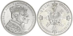 1 Thaler Königreich Preußen (1701-1918) Silber Wilhelm I, German Emperor (1797-1888)