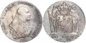 1 Thaler Königreich Preußen (1701-1918) Silber Friedrich Wilhelm II. (Preußen)