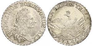1 Thaler Königreich Preußen (1701-1918) Silber Friedrich II. (Preußen) (1712 – 1786)