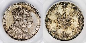 1 Thaler Königreich Preußen (1701-1918) Silber Wilhelm I, German Emperor (1797-1888)