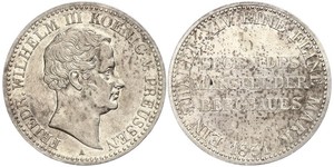 1 Thaler Königreich Preußen (1701-1918) Silber Friedrich Wilhelm III (1770 -1840)