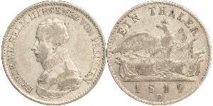 1 Thaler Königreich Preußen (1701-1918) Silber Friedrich Wilhelm III (1770 -1840)