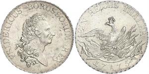 1 Thaler Königreich Preußen (1701-1918) Silber Friedrich II. (Preußen) (1712 – 1786)