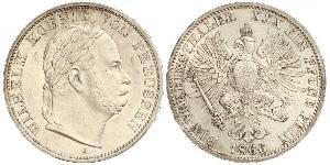 1 Thaler Königreich Preußen (1701-1918) Silber Wilhelm I, German Emperor (1797-1888)