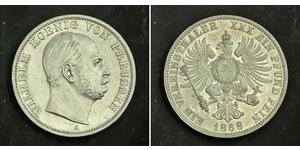 1 Thaler Königreich Preußen (1701-1918) Silber Wilhelm I, German Emperor (1797-1888)