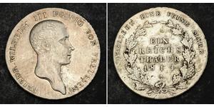 1 Thaler Königreich Preußen (1701-1918) Silber Friedrich Wilhelm III (1770 -1840)