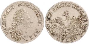 1 Thaler Königreich Preußen (1701-1918) Silber Friedrich II. (Preußen) (1712 – 1786)