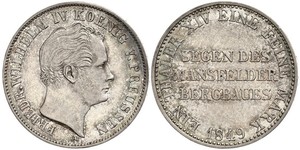 1 Thaler Königreich Preußen (1701-1918) Silber Friedrich Wilhelm IV. (1795 - 1861)