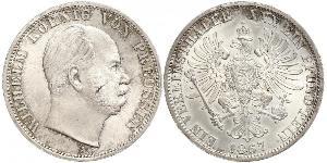 1 Thaler Königreich Preußen (1701-1918) Silber Wilhelm I, German Emperor (1797-1888)