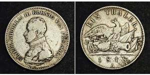 1 Thaler Königreich Preußen (1701-1918) Silber Friedrich Wilhelm III (1770 -1840)