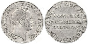 1 Thaler Königreich Preußen (1701-1918) Silber Friedrich Wilhelm IV. (1795 - 1861)
