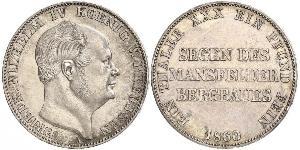 1 Thaler Königreich Preußen (1701-1918) Silber Friedrich Wilhelm IV. (1795 - 1861)