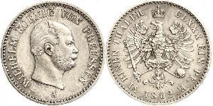 1 Thaler Königreich Preußen (1701-1918) Silber Wilhelm I, German Emperor (1797-1888)