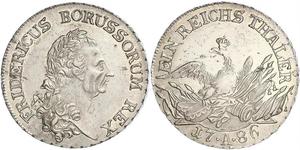 1 Thaler Königreich Preußen (1701-1918) Silber Friedrich II. (Preußen) (1712 – 1786)