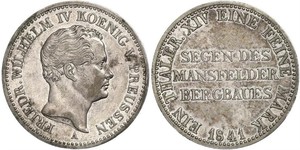 1 Thaler Königreich Preußen (1701-1918) Silber Friedrich Wilhelm IV. (1795 - 1861)