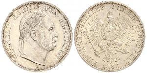 1 Thaler Königreich Preußen (1701-1918) Silber Wilhelm I, German Emperor (1797-1888)