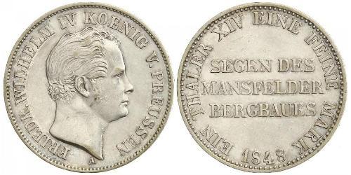 1 Thaler Königreich Preußen (1701-1918) Silber Friedrich Wilhelm IV. (1795 - 1861)