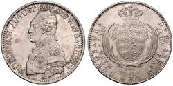 1 Thaler Königreich Sachsen (1806 - 1918) Silber Friedrich August I. (Sachsen)