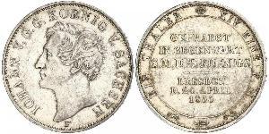 1 Thaler Königreich Sachsen (1806 - 1918) Silber Johann (Sachsen)