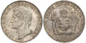 1 Thaler Königreich Sachsen (1806 - 1918) Silber Johann (Sachsen)